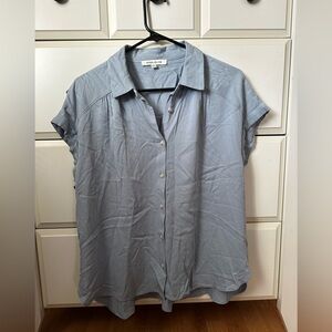 Rose and Olive Blue Button Down Shirt